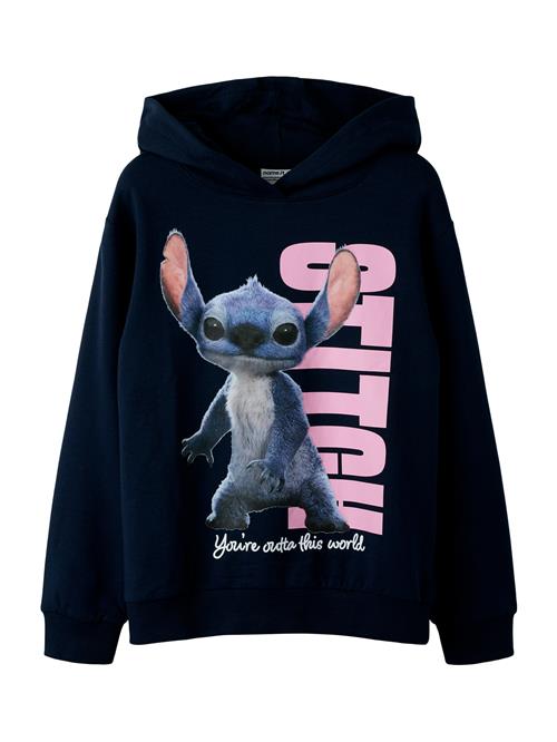 NAME IT Sweatshirt 'NKFnibul Stitch'  blå / navy / lyserød