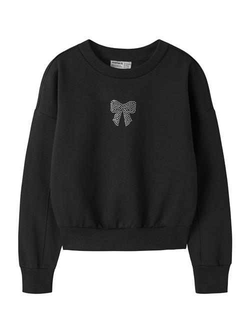 NAME IT Sweatshirt 'NKFSHANDIE'  sort / sølv