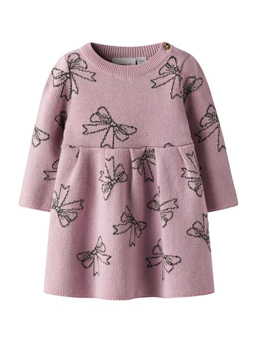 NAME IT Kjole 'NBFRebowie'  lysviolet / sort