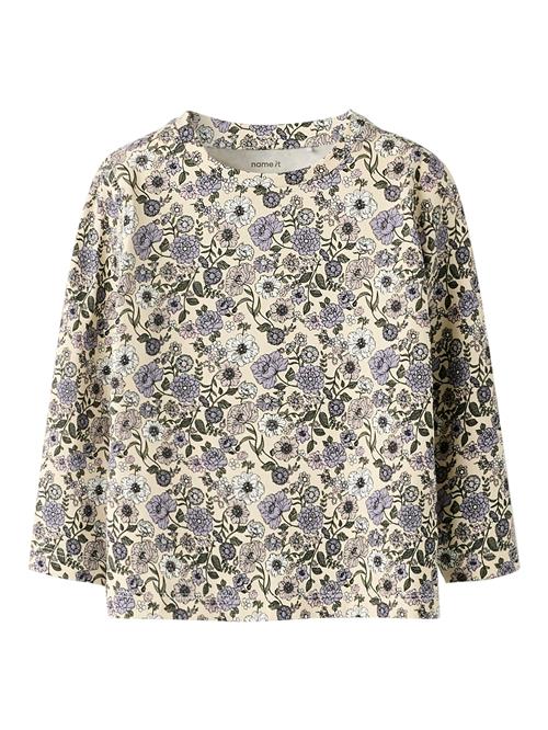 NAME IT Bluser & t-shirts 'NMFNIKALA'  blandingsfarvet / hvid