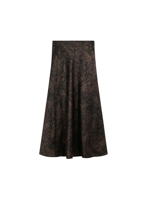 Scalpers Nederdel 'Scdarkmarblefoil'  mørkebrun