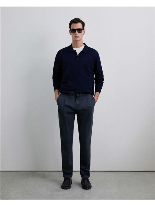 Scalpers Lærredsbukser 'Icon Scmanu'  marin