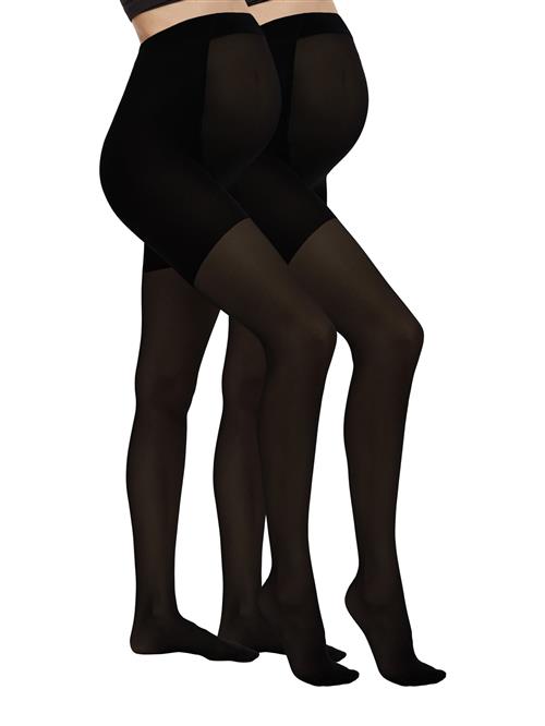 MAMALICIOUS Nylonstrømpebukser  sort