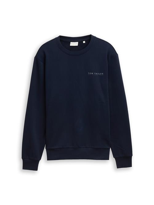 TOM TAILOR Sweatshirt  mørkeblå / grå