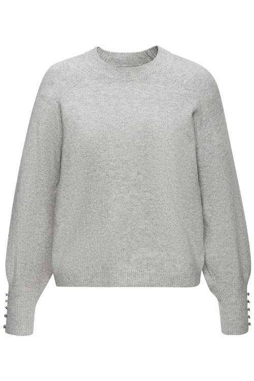 LASCANA Pullover  grå-meleret