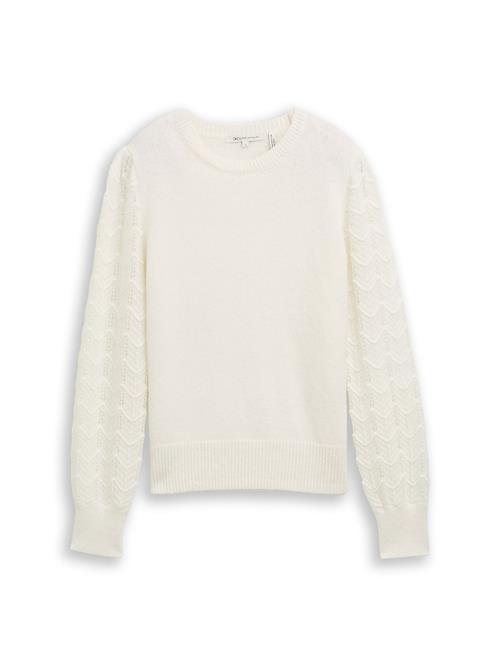 TOM TAILOR DENIM Pullover  offwhite