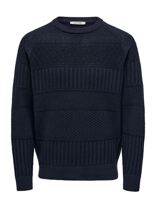 Only & Sons Pullover 'ONSALKAN'  navy