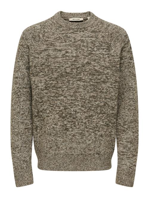 Only & Sons Pullover 'ONSBERNO'  grå-meleret