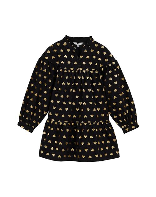 WE Fashion Kjole  guld / sort