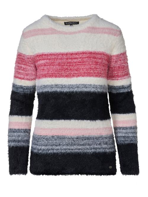KOROSHI Pullover  pink / lyserød / sort / hvid