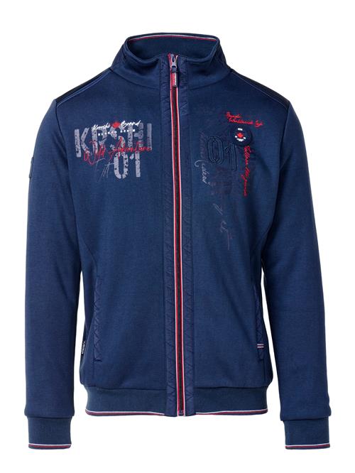 KOROSHI Sweatjakke  navy / rød / hvid