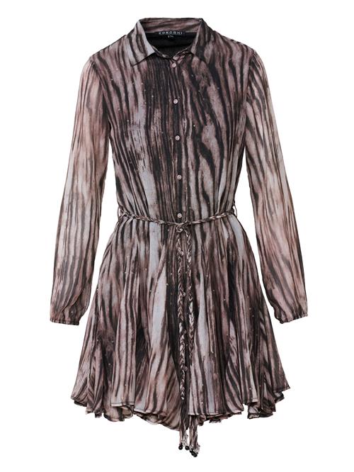 KOROSHI Blusekjole  beige / brun