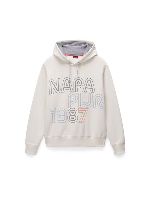 NAPAPIJRI Sweatshirt 'B-Fiemme'  blå / orange / sort / naturhvid