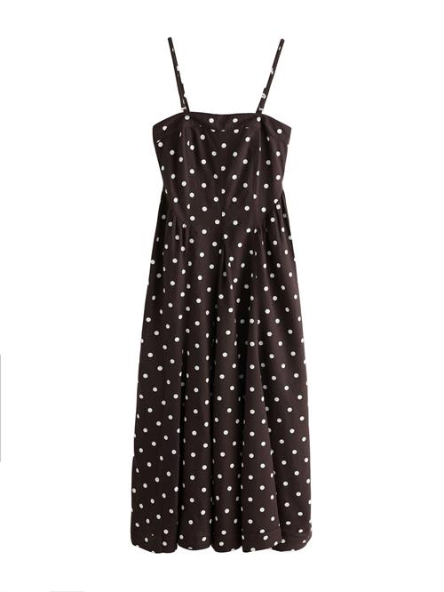 Next Kjole  brun / hvid