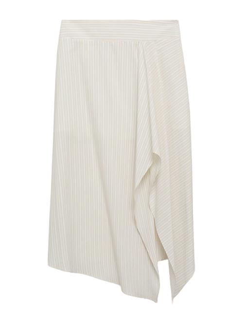 MANGO Nederdel 'LIMON-H'  beige / grå / hvid