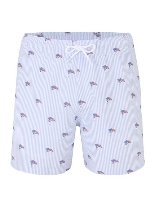 HOLLISTER Boksershorts  blå / lyseblå / rød / hvid