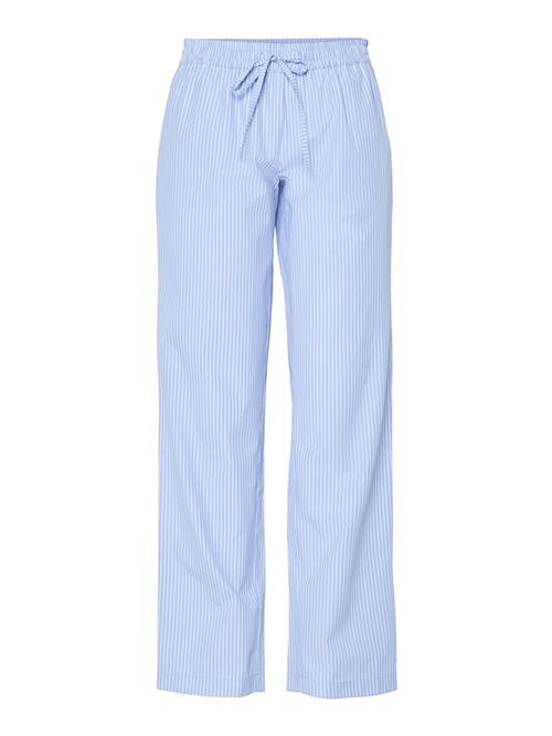 PIECES Bukser 'PCFEMME'  lyseblå / hvid