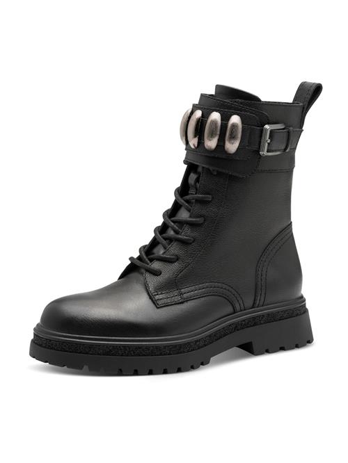 Tamaris Snørestøvletter  sort