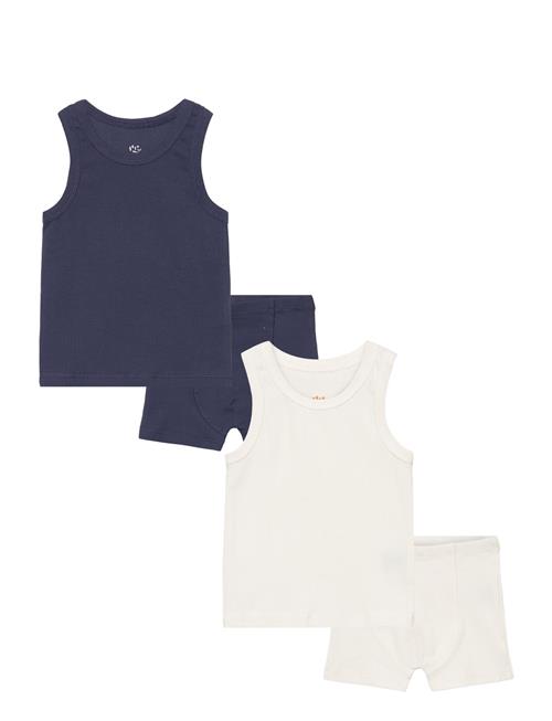 Copenhagen Colors | Rib Jersey 2Pack Tank-Top And Boxershorts | 122