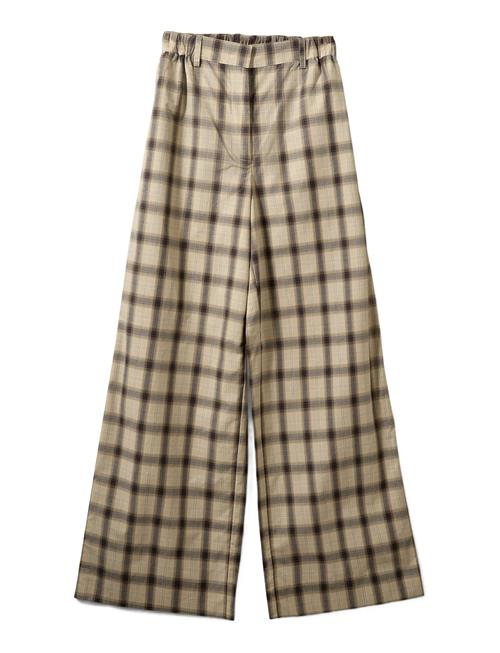 Sofie Schnoor | Reinesw Check Wide Leg Trousers | 40