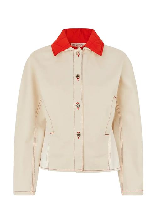 STINE GOYA | Double Rinse Denim, Peplum Collar Jacket | L