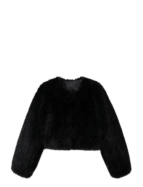 Mango | Faux-Fur Cropped Jacket | M