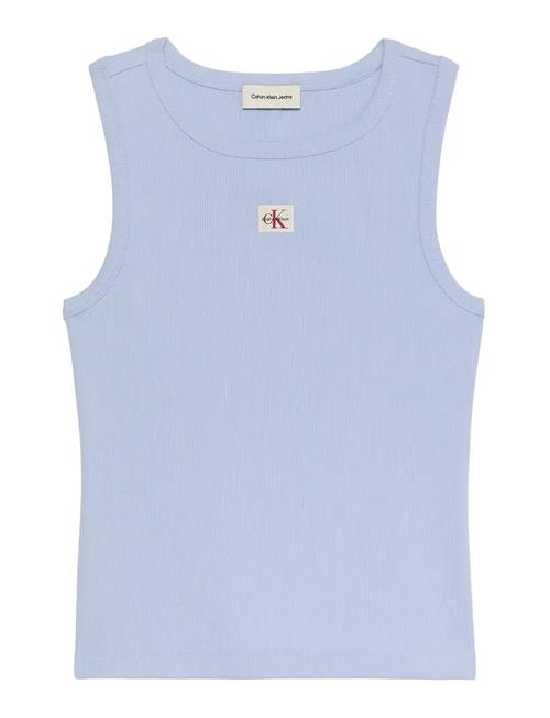 Calvin Klein Jeans | Woven Label 2X2 Baby Rib Tank | L