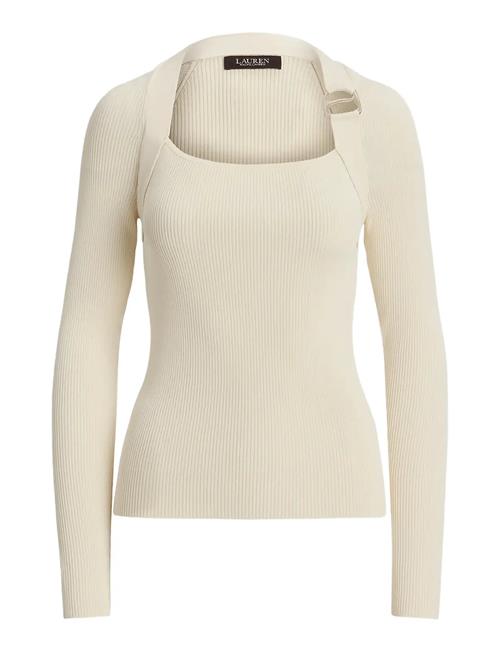 Lauren Ralph Lauren | Buckle-Trim Rib-Knit Sweater | M