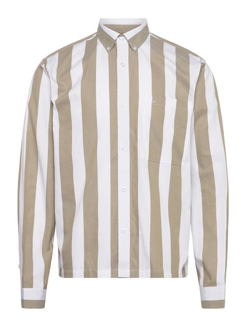 Lindbergh | Bold Striped Cropped Shirt L/S | M