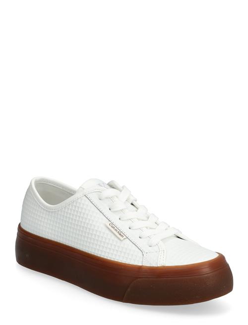 Calvin Klein | Vulc Flatf Lace Up Text Lth | 38