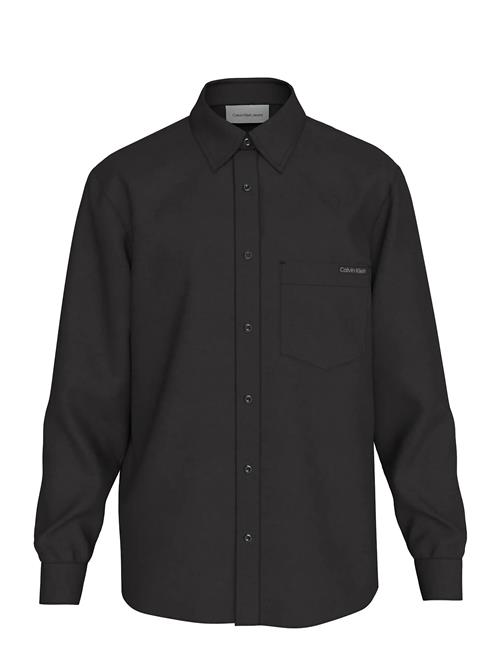 Calvin Klein Jeans | Ls Solid Casual Linen Classic Sh | S