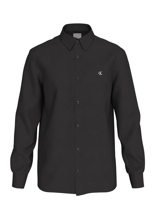 Calvin Klein | Ls Solid Linen Classic Shirt | XXL