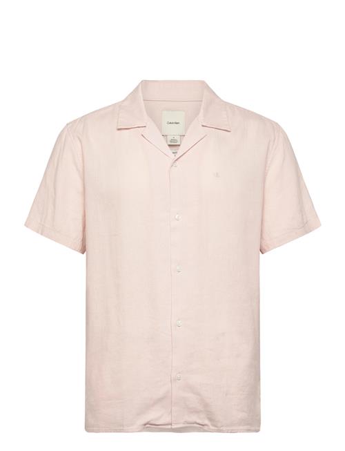 Calvin Klein | Ss Camp Collar Solid Linen Class | M