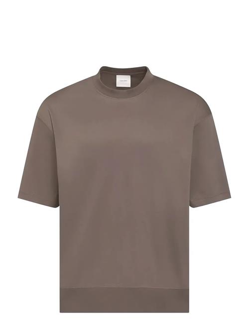 Calvin Klein | Ss Mercerized Interlock Cuff Cre | L