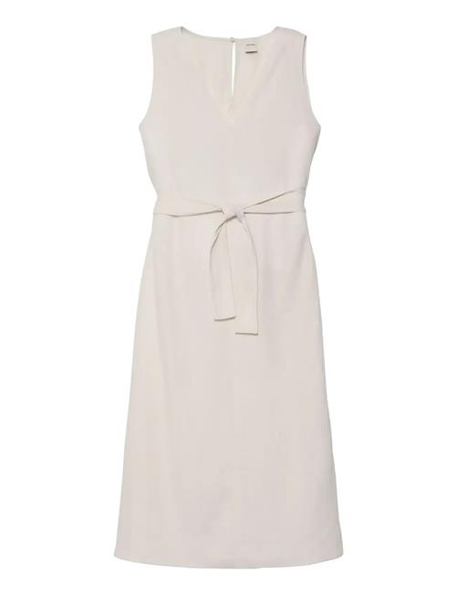 Calvin Klein | Linen V Neck Sleeveless Dress | S