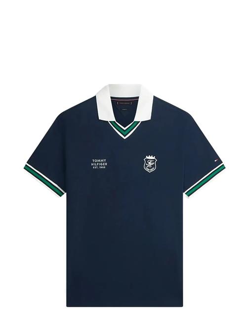 Tommy Hilfiger | V Neck Pique Relaxed Fit Polo | L