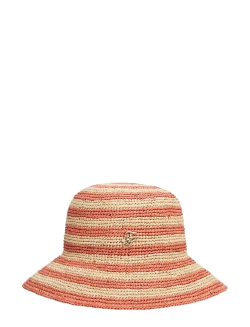 Tommy Hilfiger | Th Script Striped Raffia Bucket | ONE SIZE