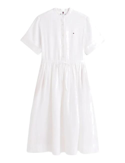 Tommy Hilfiger | Ess Linen Midi Ss Shirt Dress | L