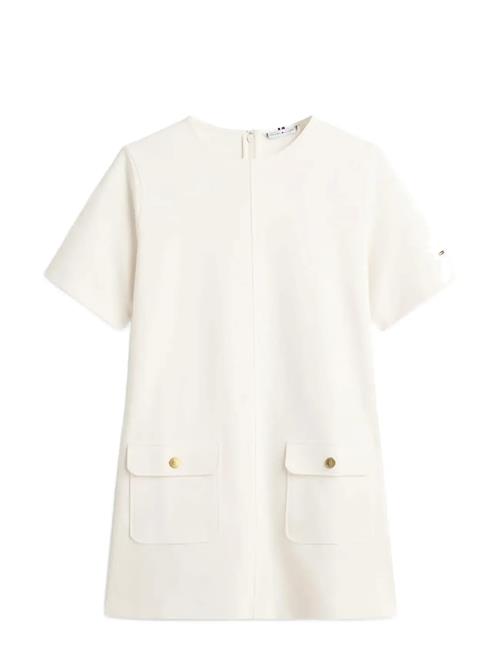 Tommy Hilfiger | Gold Button Shift Mini Dress | L