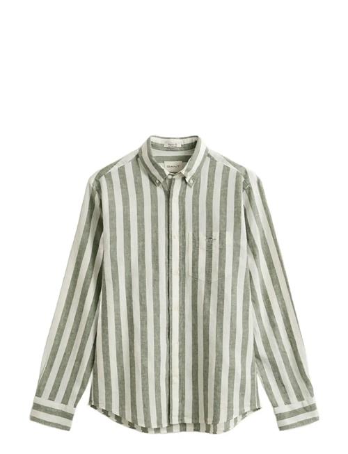 GANT | Reg Cotton Linen Stripe Shirt | XL