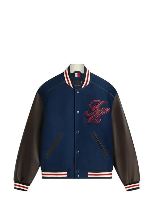 Tommy Hilfiger | Leather Varsity Jacket | S