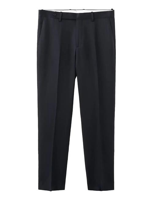 Mango | Slim-Fit Lyocell Linen Trousers | 46