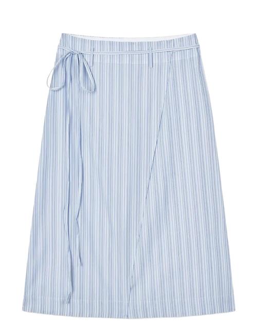 Mads Nørgaard | Mia Poplin Marty Wrap Skirt | 38