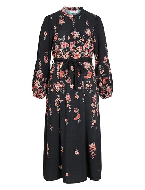 Vila | Vielma Bai O-Neck Ls Ankle Midi Dress/Ln | 40