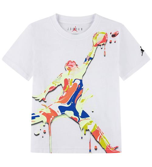 Jordan T-shirt - Splash Paint - Hvid m. Print