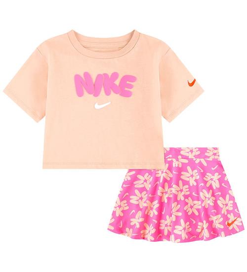 Nike Shortssæt - Pink Glow m. Print