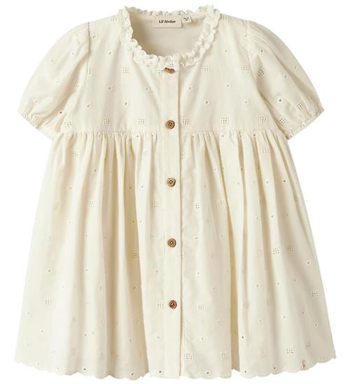 Lil Atelier Kjole - NmfFlores - Coconut Milk