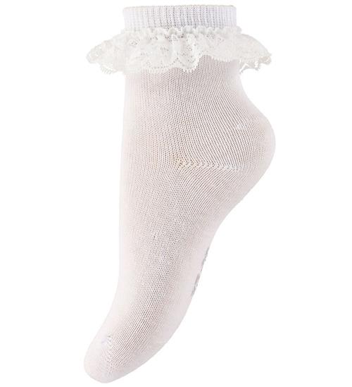 Minymo Strømper - Blonder - Hvid