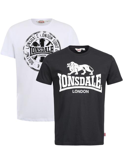 LONSDALE Bluser & t-shirts 'Dildawn'  sort / hvid
