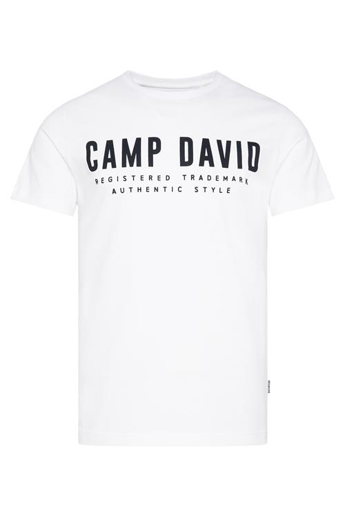 CAMP DAVID Bluser & t-shirts  sort / hvid